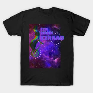 Ein Mann Einrad lustiges Artist Zirkus Design T-Shirt